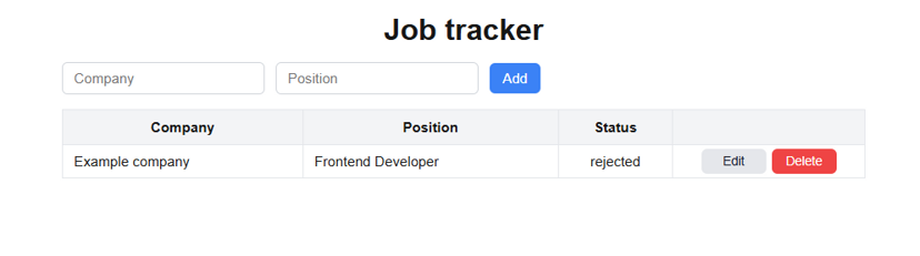 Job Tracker